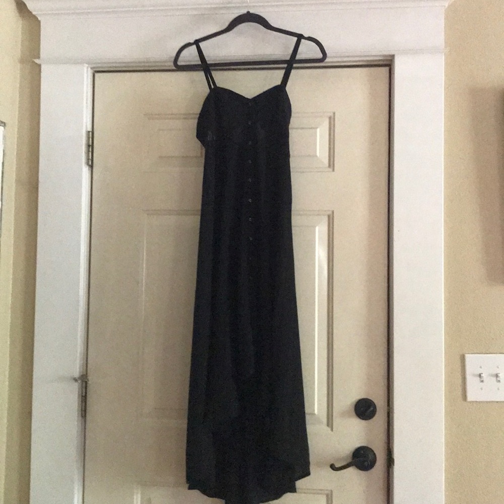 Kimchi Blue sundress with lace inserts.